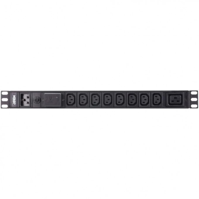 Блок распределения питания ATEN 16A 9-outlets Basic 1U PDU with surge protection PE0209SG-AT-G