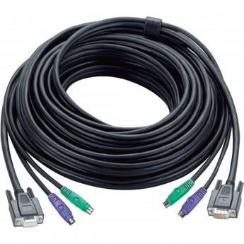 KVM кабель ATEN 2L-1020P CABLE HD15M/MD6M/MD6M--HD15F/M