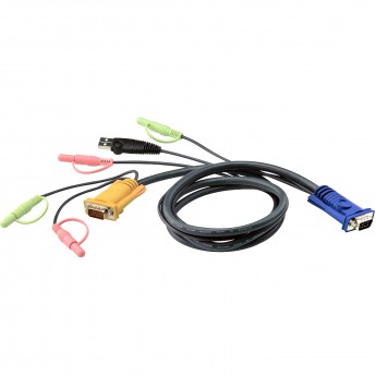 KVM кабель ATEN 2L-5301U CABLE HD15M/USBM/SP/SP-SPHD15M