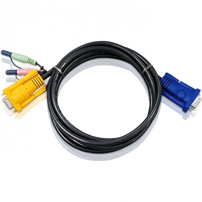 KVM кабель ATEN CABLE SP15F -- HD15M/AUDIO/AUD 2L-5203A