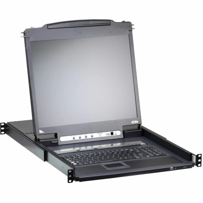 KVM консоль с переключателем ATEN CL5708IM/ CL5708IM-ATA-RG. Купить KVM консоль с переключателем на Официальном Сайте ATEN в России.