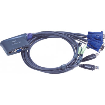 KVM переключатель ATEN CS62US-AT 2 PORT USB KVM SWITCH W/0.9M CABLE.