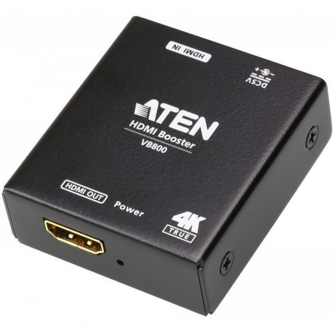 Повторитель HDMI-сигнала ATEN с поддержкой True 4K HDMI Booster (4K@20m) VB800-AT-G