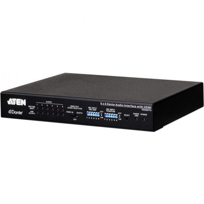 Звуковой интерфейс Dante с HDMI ATEN VE66DTH/ VE66DTH-AT-G