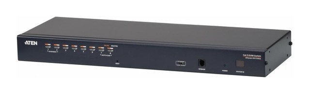 Cat5 KVM-переключатель ATEN KH1508A в серверной стойке